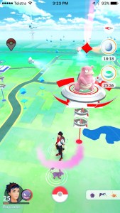 Pokemon Go App location