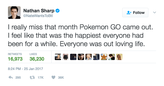 Nathan Sharp's Pokemon Go nostalgia